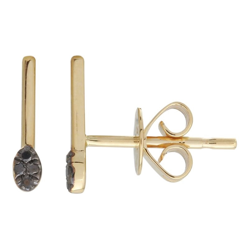 Match Stick Earrings.