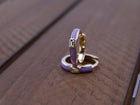 Lavender Baguette Hoops.