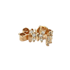 Yellow Diamond Butterfly Studs.