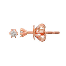 Petite Diamond Solitaire Studs.