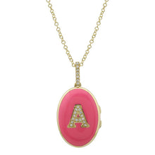 Letterman Locket Necklace.