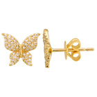 Floating Butterfly Studs.