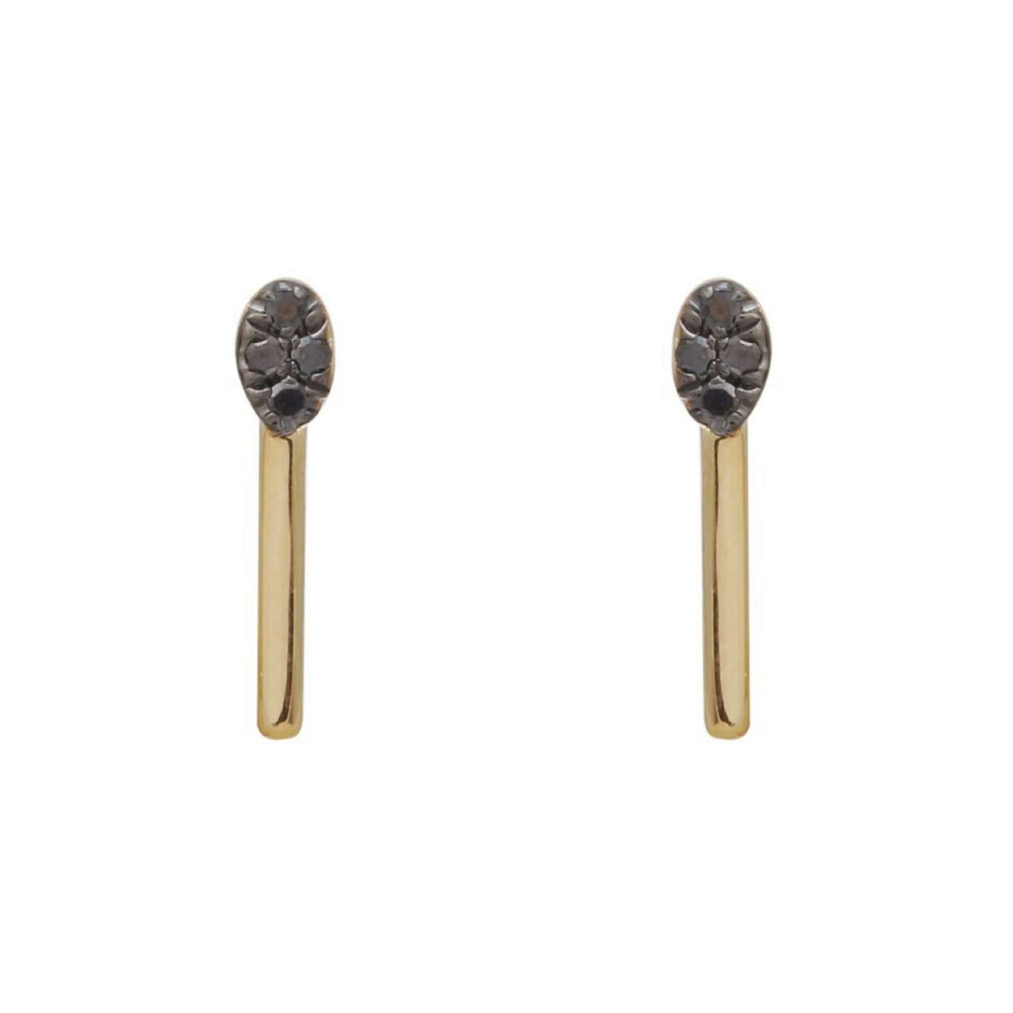 Match Stick Earrings.