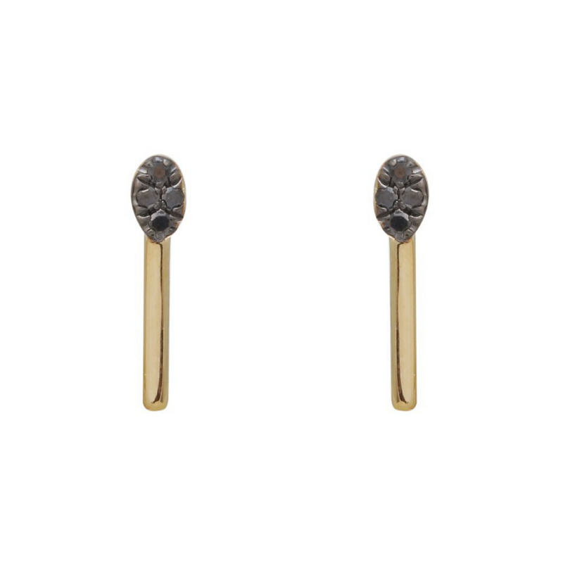 Match Stick Earrings.