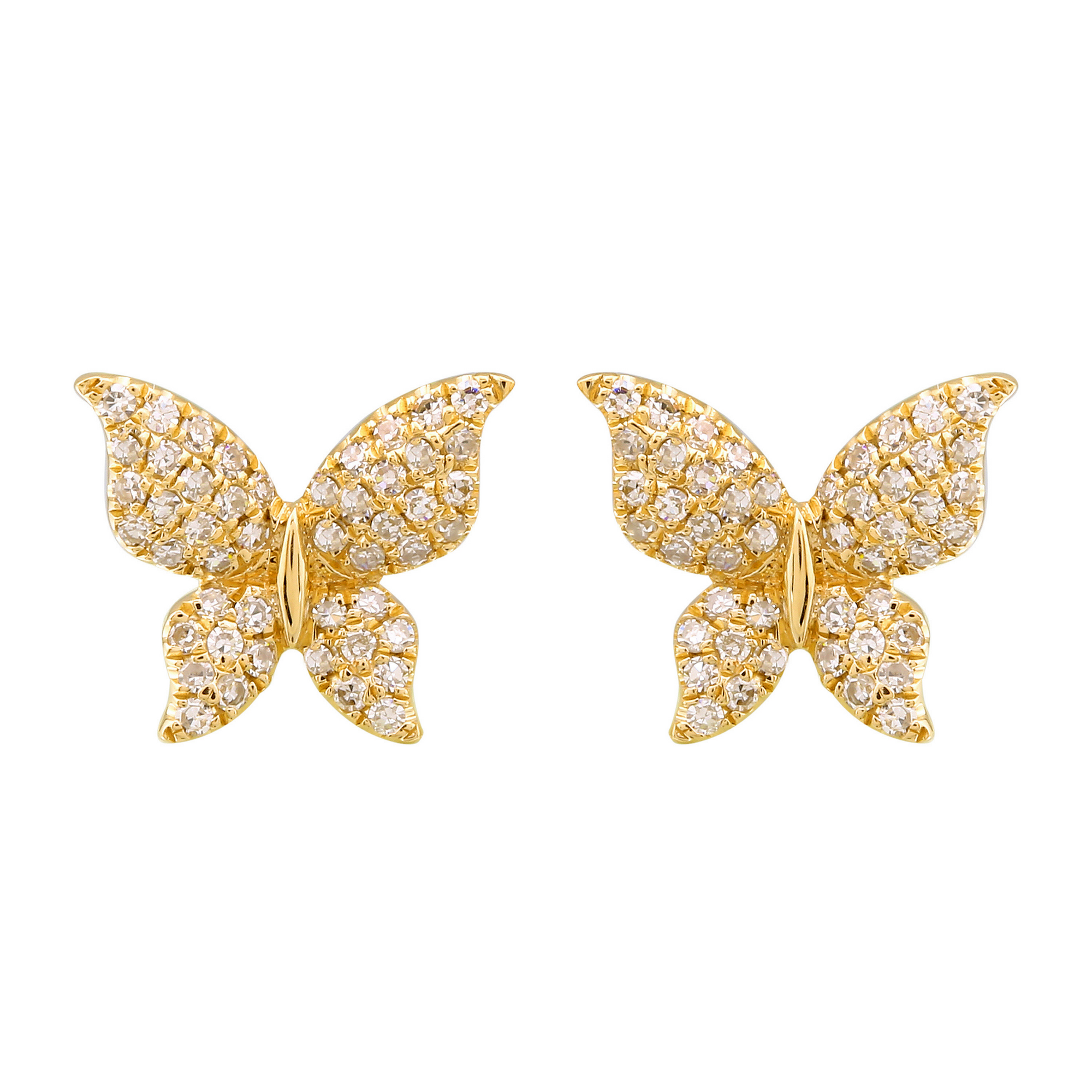 Floating Butterfly Studs.