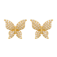 Floating Butterfly Studs.