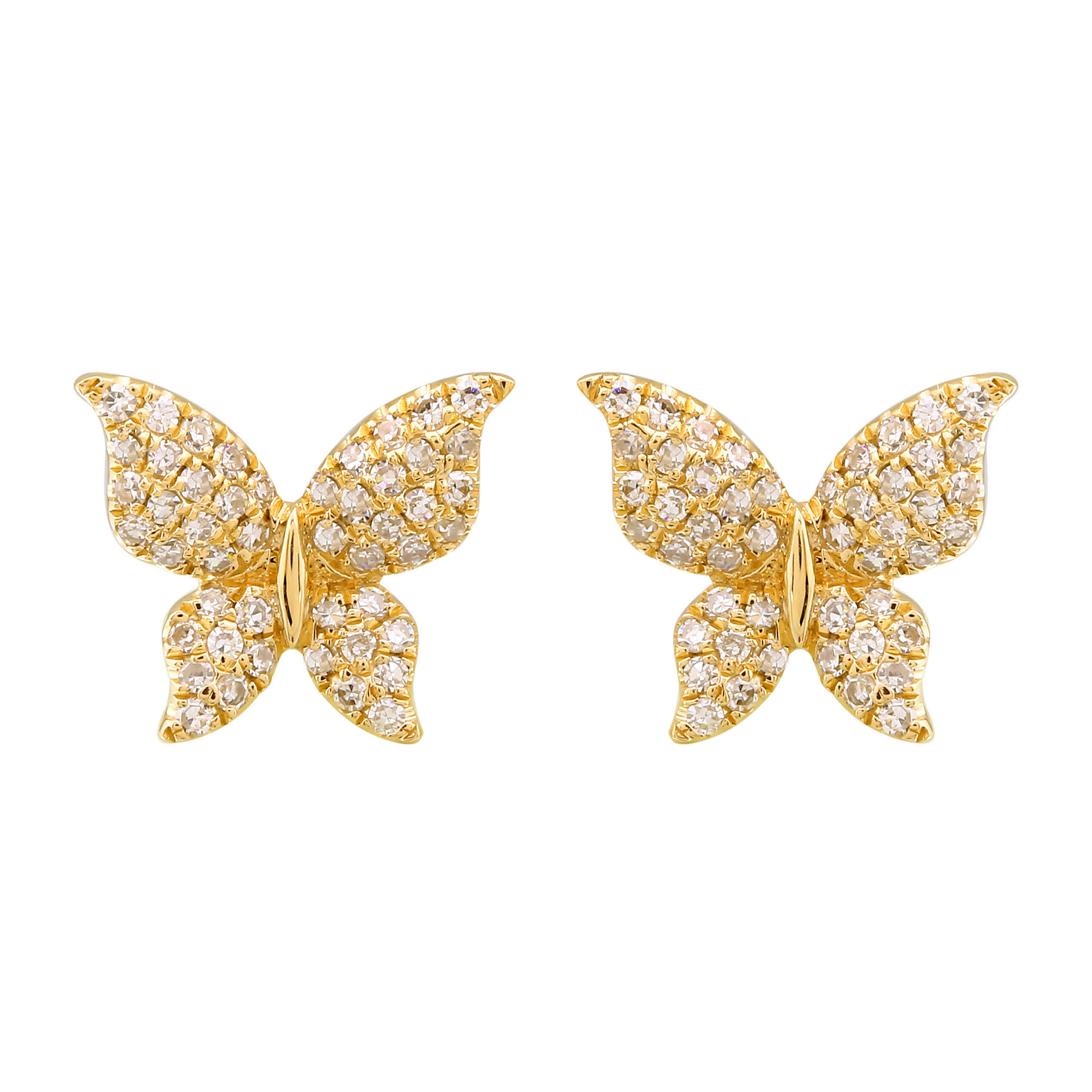 Floating Butterfly Studs.