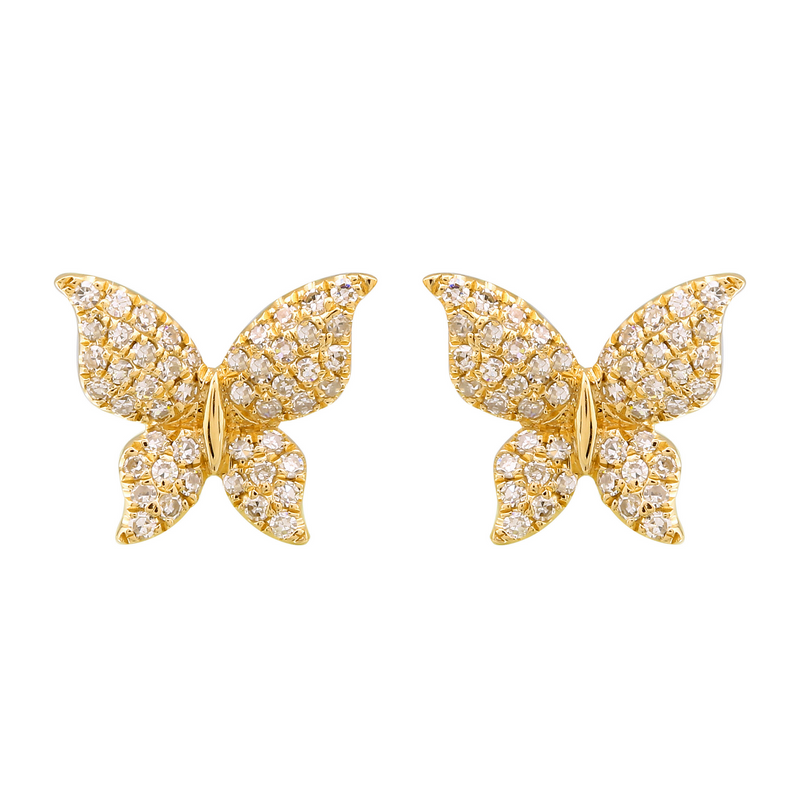 Floating Butterfly Studs.