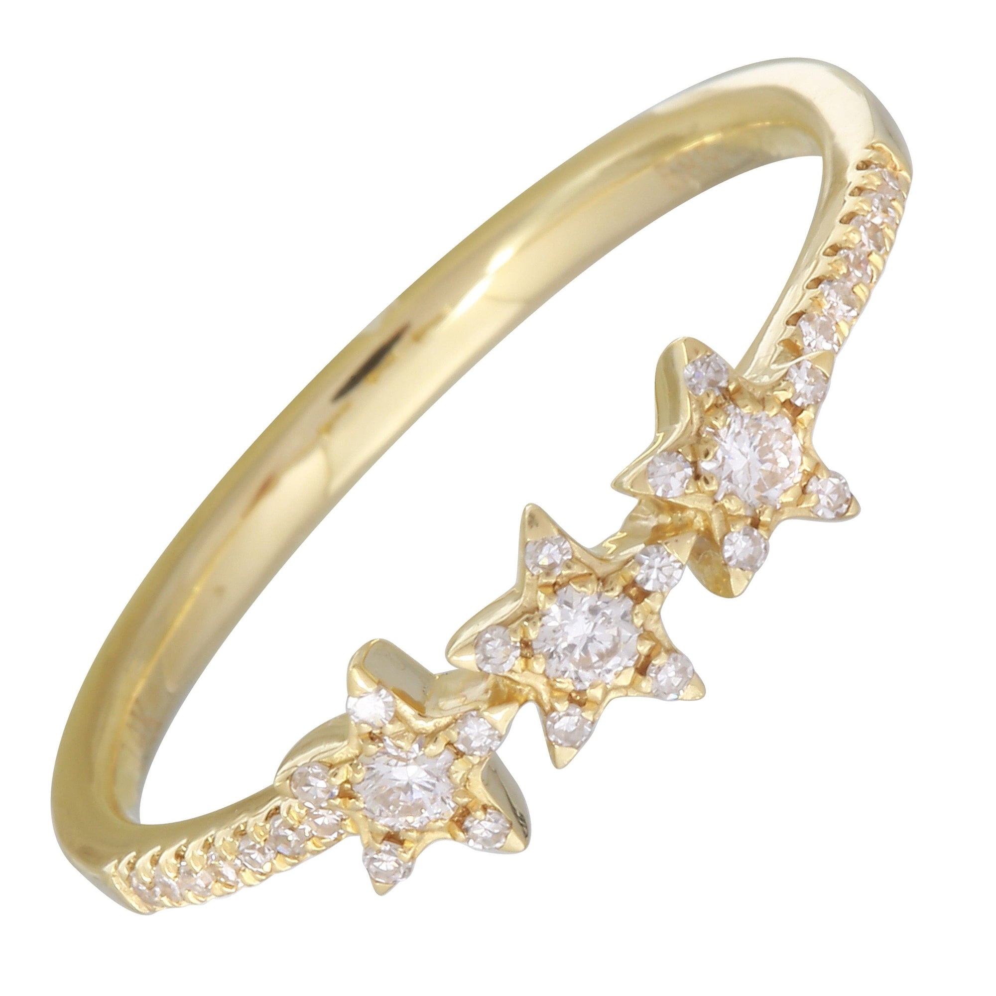 3 Star Stack Ring.