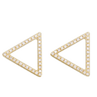 Open Triangle Studs.