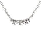 Staggered Diamond Station Pendant.