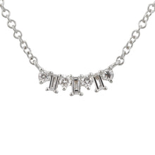 Staggered Diamond Station Pendant.