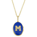 Letterman Locket Necklace.