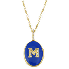 Letterman Locket Necklace.