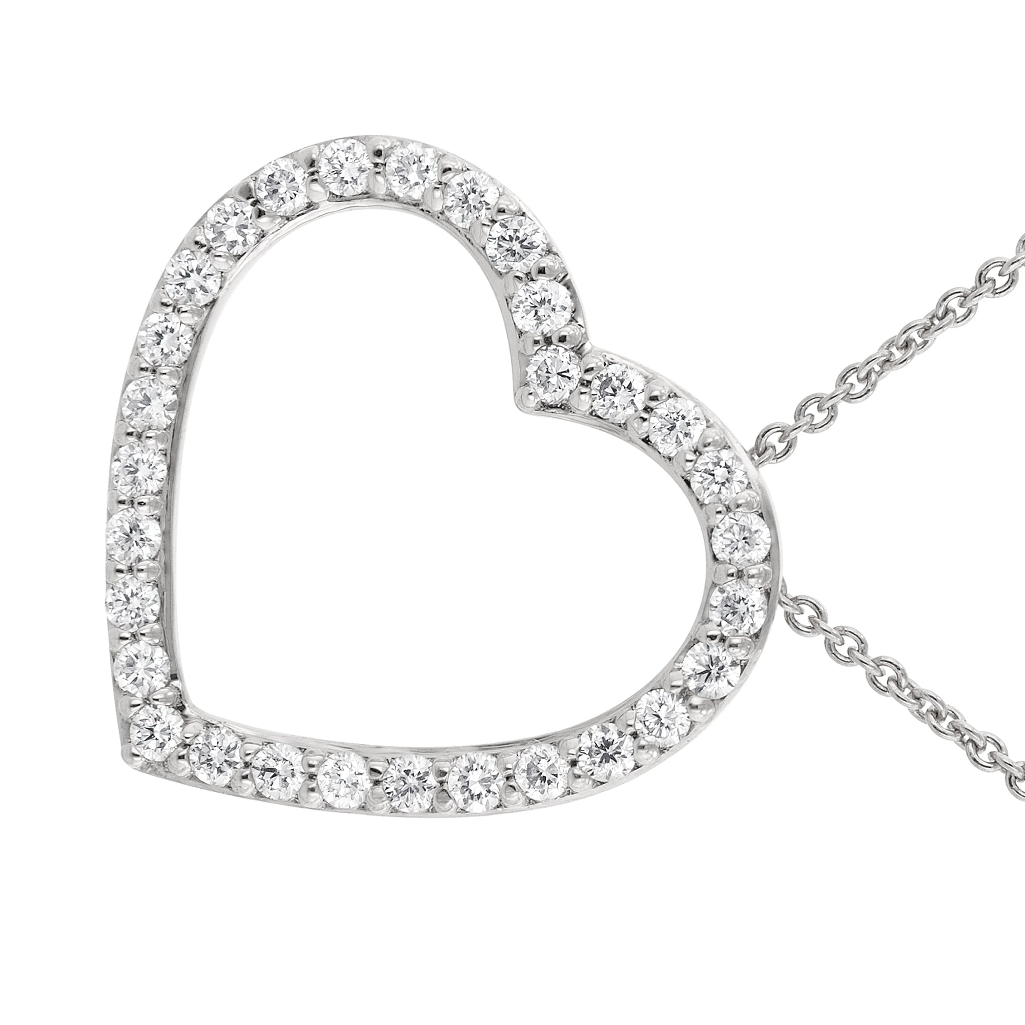 Tilted Heart Pendant.