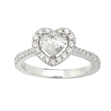 Heart Engagement Ring.