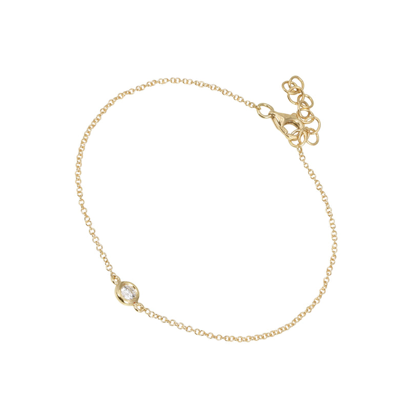 Bezel Charm Bracelet.