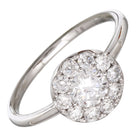 Big Halo Stack Engagement Ring.