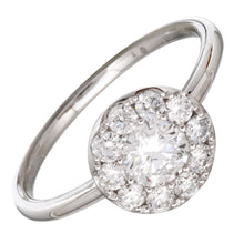 Big Halo Stack Engagement Ring.