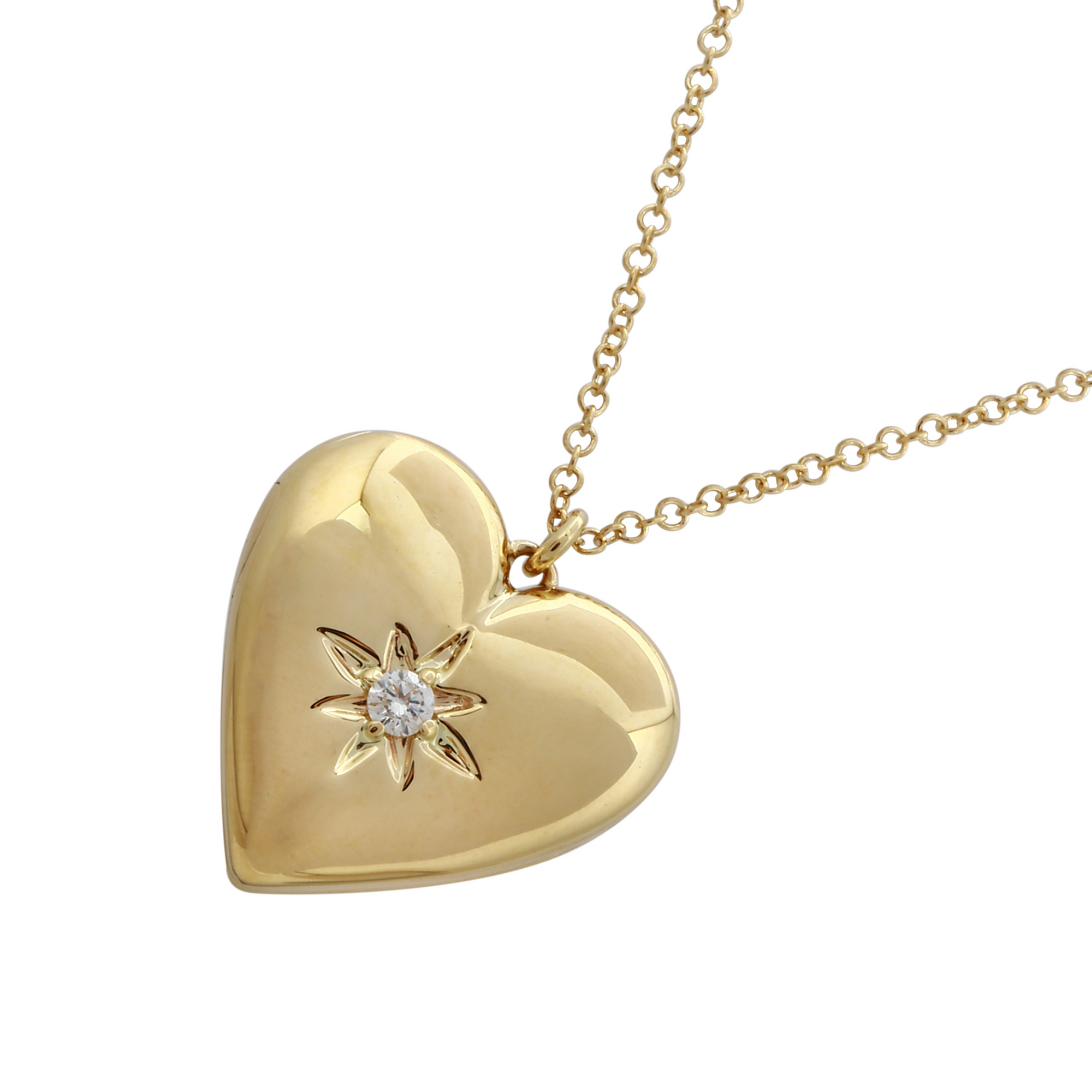 Heart Locket Necklace.