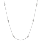 Diamond Bezel By-Yard Necklace.