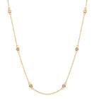 Diamond Bezel By-Yard Necklace.