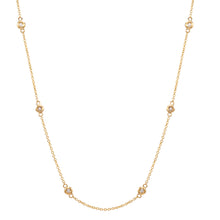 Diamond Bezel By-Yard Necklace.