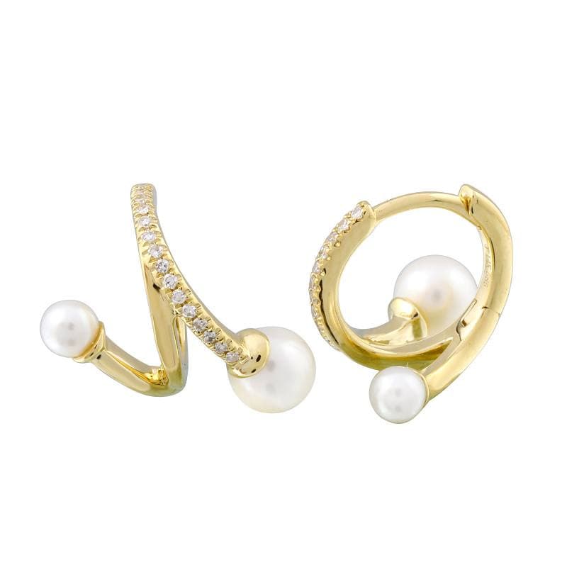 Pearl Illusion Spiral Lobe Huggies.