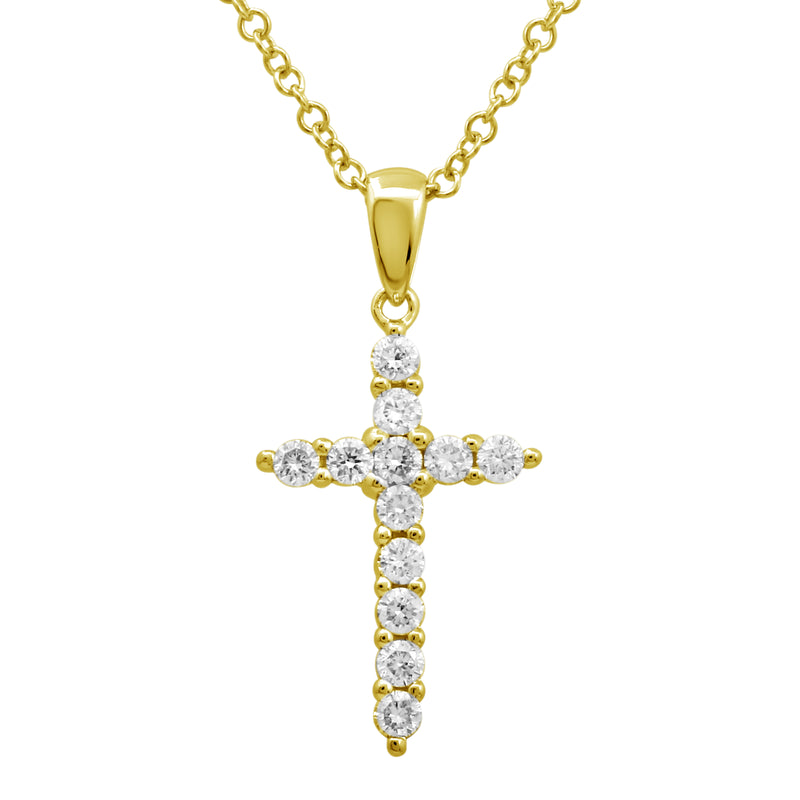 Yellow Cross Pendant.