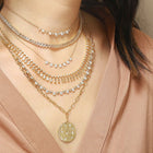 Baguette Point Strand Necklace.