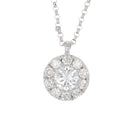 Halo Pendant Necklace.