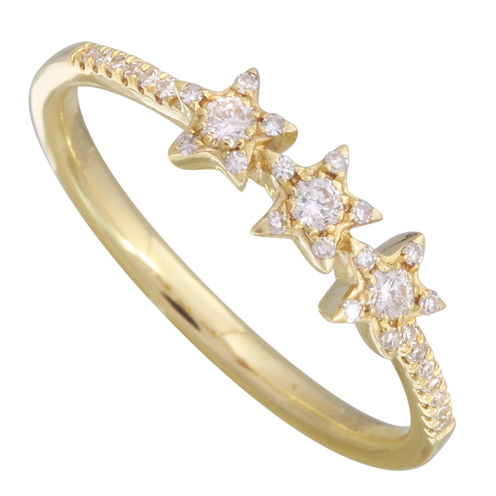 3 Star Stack Ring.