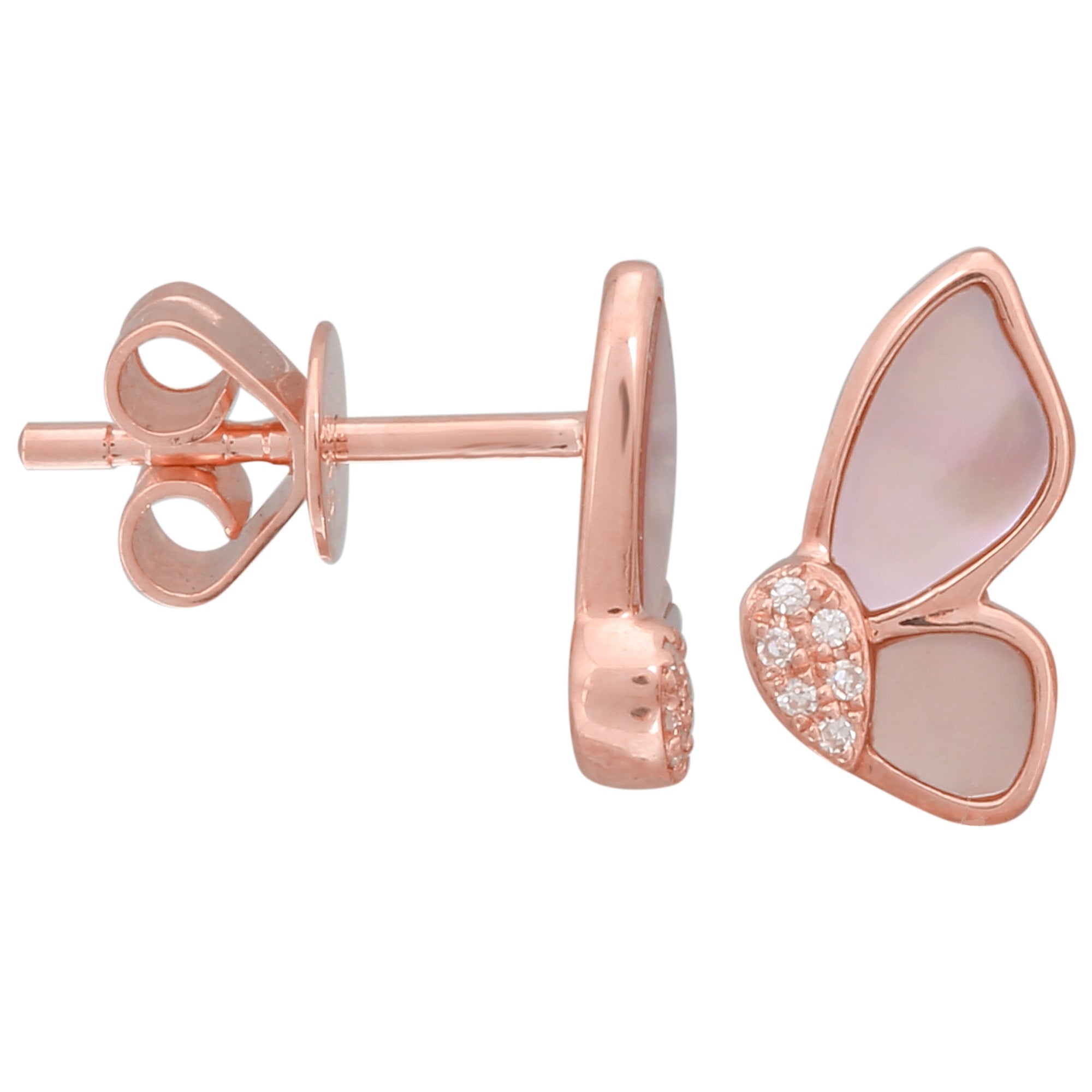 Mop Butterfly Profile Studs.