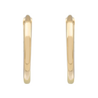 Smooth Gold Hoops 11mm.