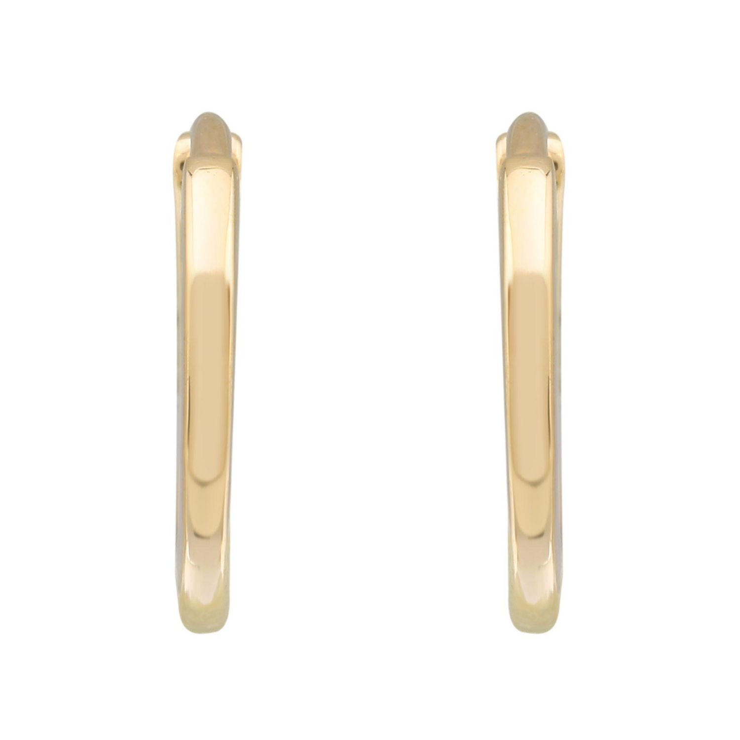 Smooth Gold Hoops 11mm.