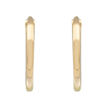 Smooth Gold Hoops 11mm.