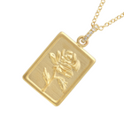 Rose Tag Pendant.