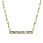 Baguette Bar Necklace.