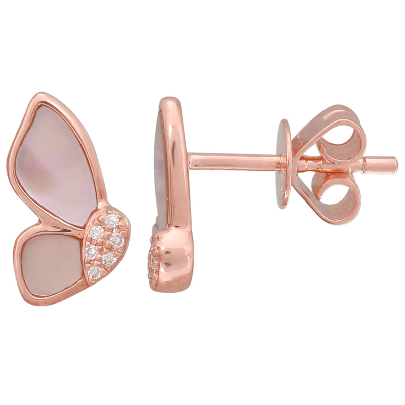 Mop Butterfly Profile Studs.