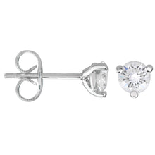 Martini Solitaire Studs 1/2 Carat.