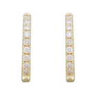Diamond Accent Hoops.