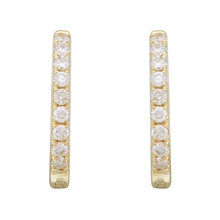 Diamond Accent Hoops.