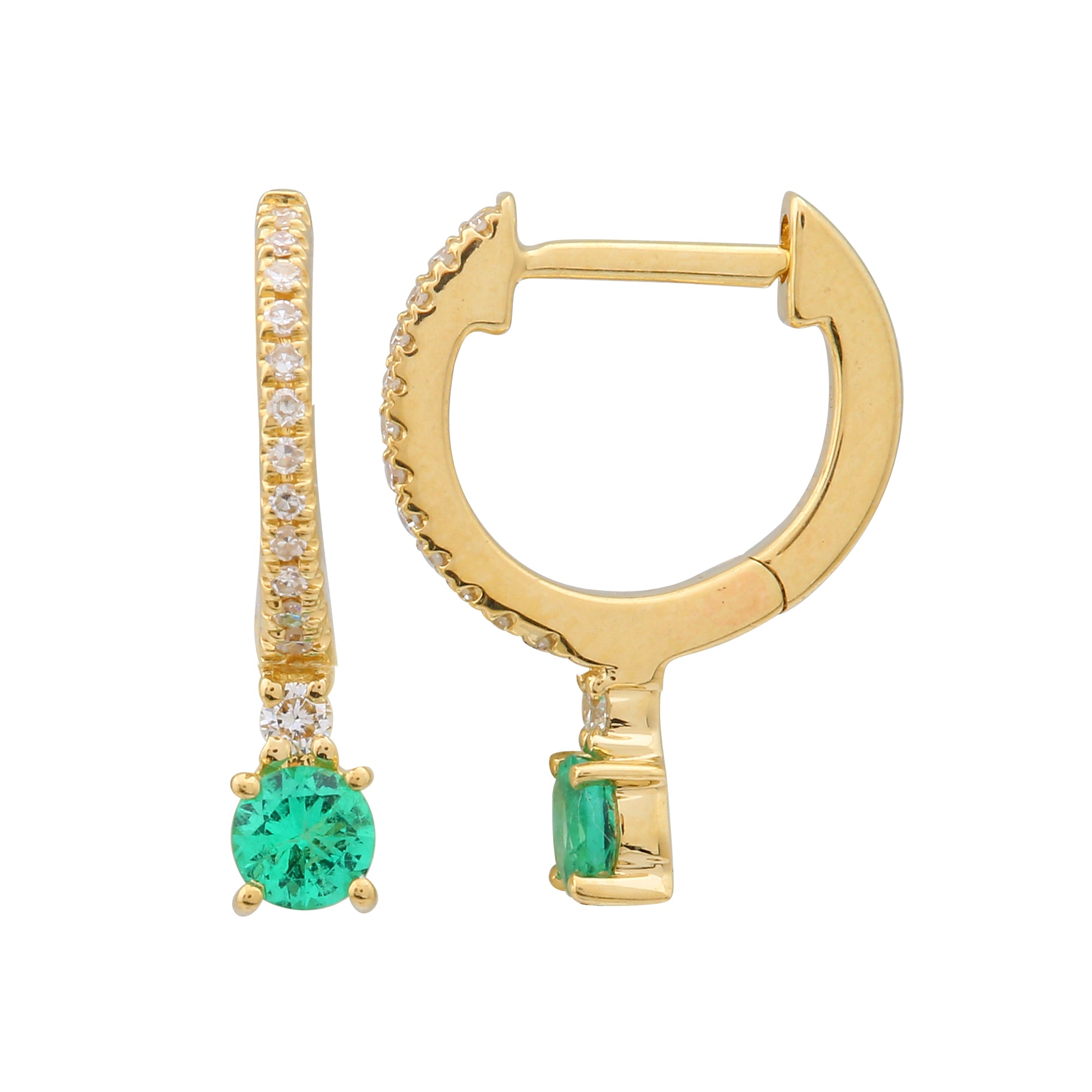 Huggie Gemstone Drops.