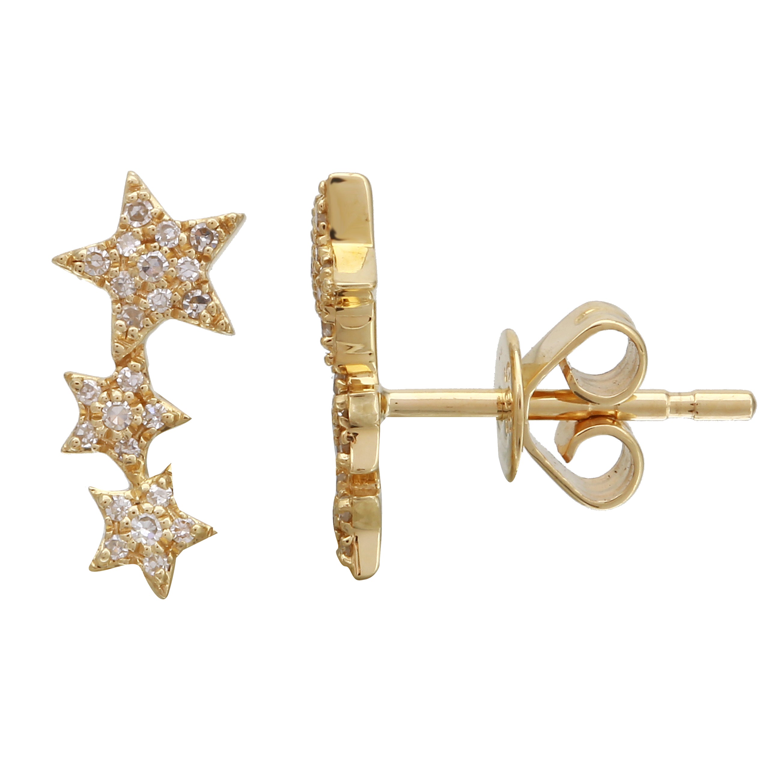 Star Crawler Earring Stack.
