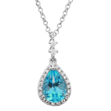 Pear Topaz Halo.