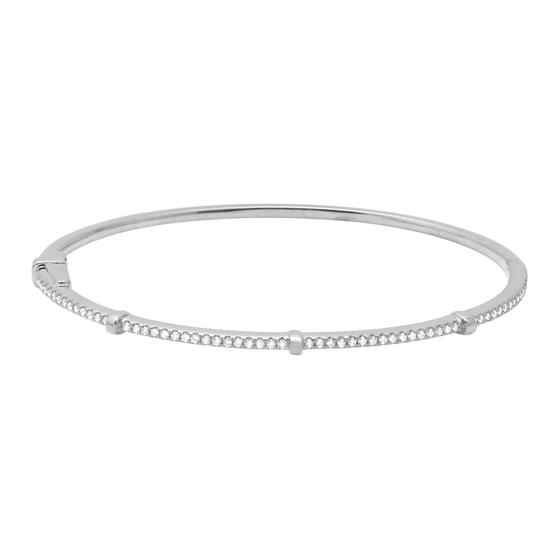 Studded Diamond Bangle.
