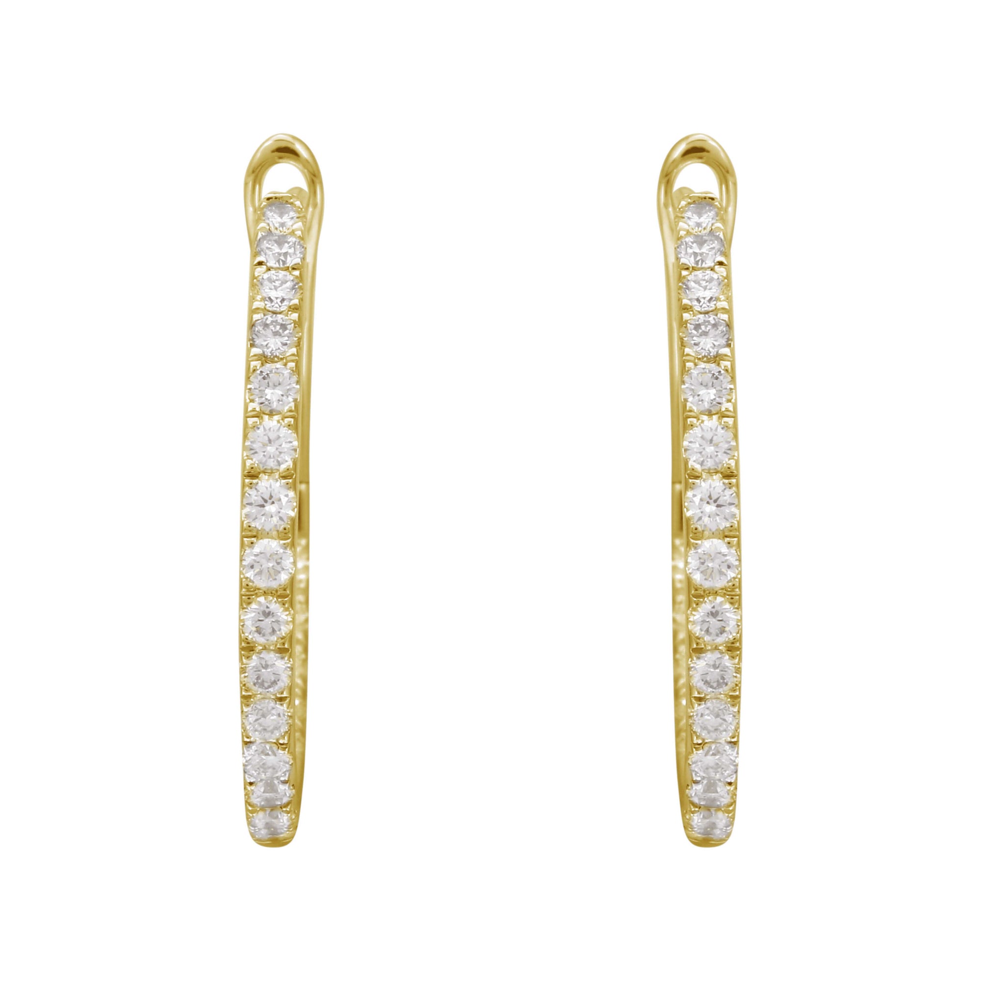 Big Lab Diamond Hoops.