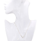 Diamond Chevron Station Necklace.