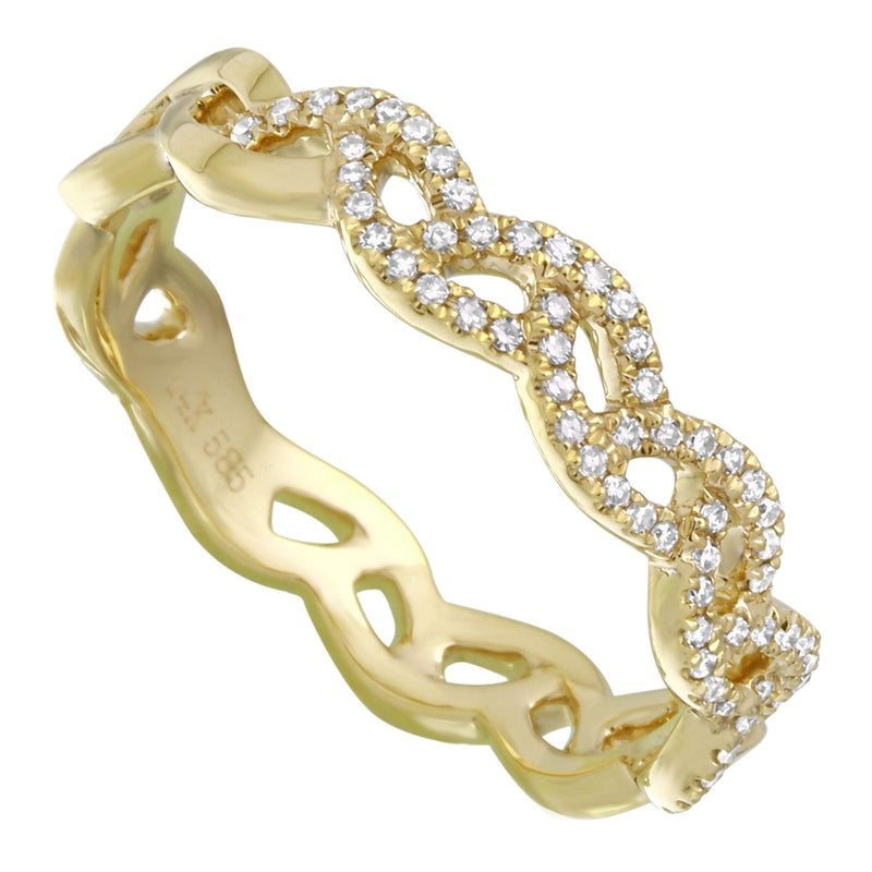 Braided Journey Stack Ring.