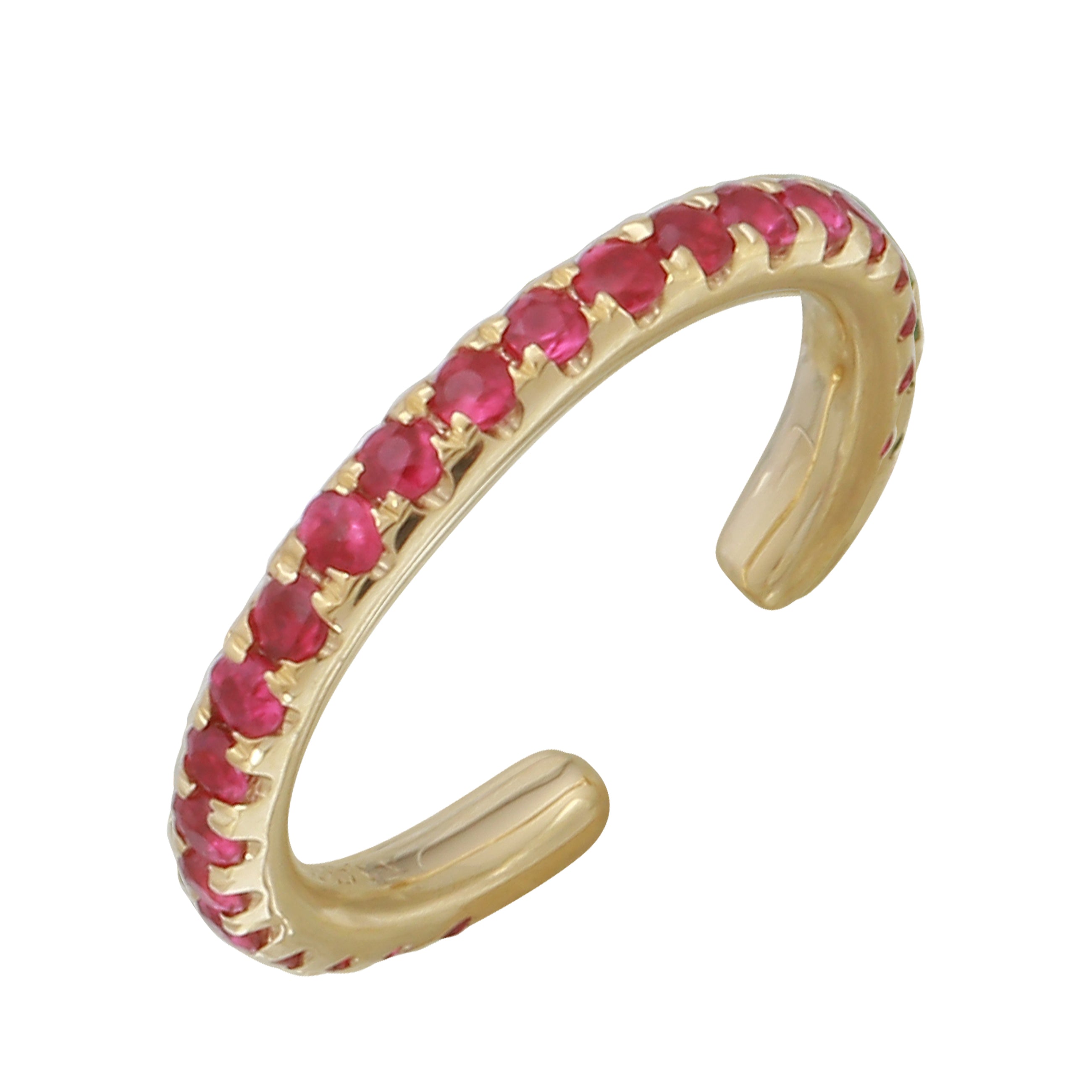 Ruby Single Ear Cuff.